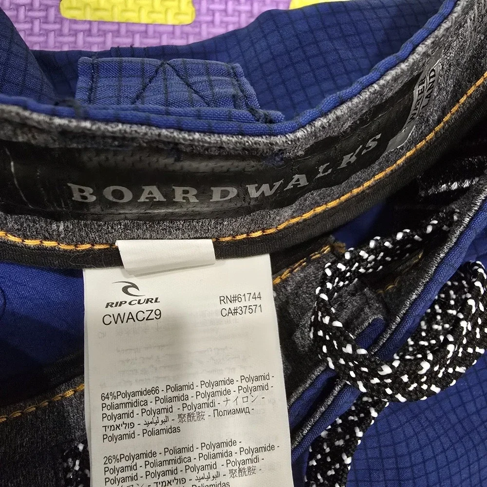 Rip Curl Boardwalks Global Entry Mirage Shorts Men's 30 Blue Hybrid Walkshorts‎